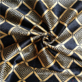 Quality Knitted Print African Velvet Curtain Fabric